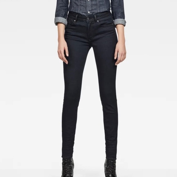 G Star Raw Super Shape Skinny Jean in Rinsed - 24x32 - Picture 1 of 9